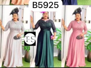 Bling mesh evening dress